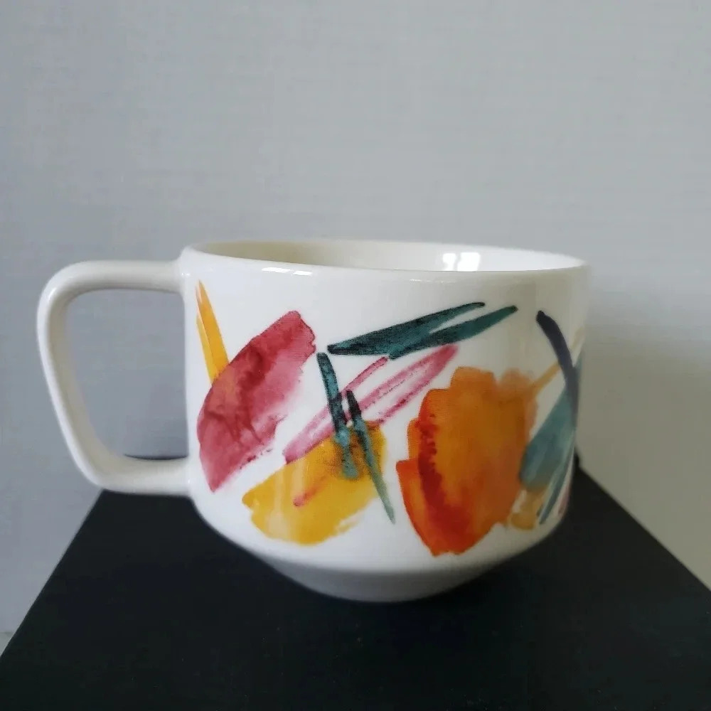 Starbucks 12oz 2015 Aristan Barista Series Multi-colored Abstract Coffee Mug.